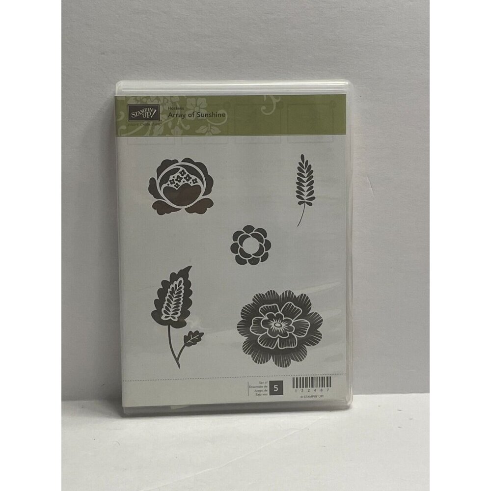 Stampin Up Array of Sunshine Rubber Stamps Set of 5 #122487 Stampin' Stamping